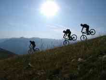 Mountainbiking Sonnenaufgang